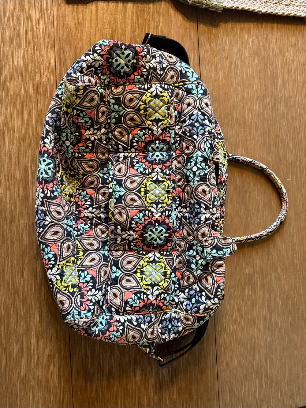 Vera Bradley Quilted Travel Tote in Multi Floral Print